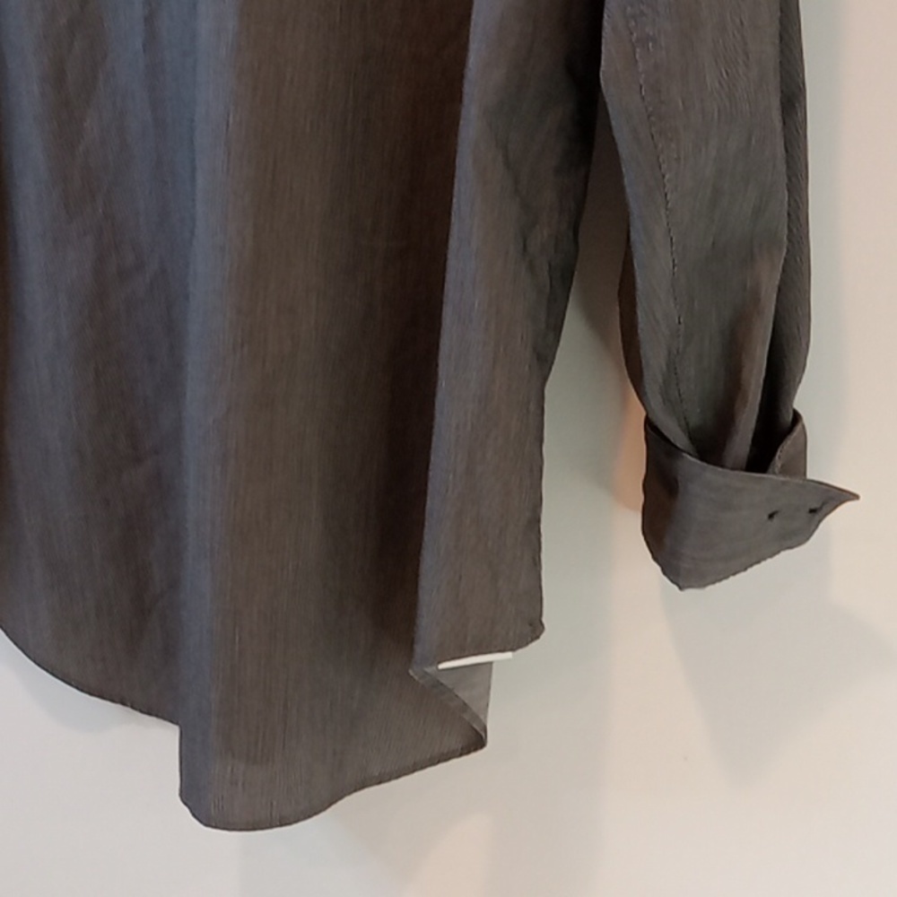 Calvin Klein Slim Fit Men's Size 17.5 34/35 Button Down Long Sleeve Shirt EUC! - Picture 15 of 16